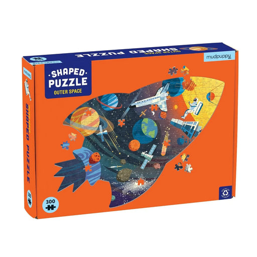 Outer Space 300 Piece Shaped Jigsaw Puzzle Mudpuppy - for just $17.99! 