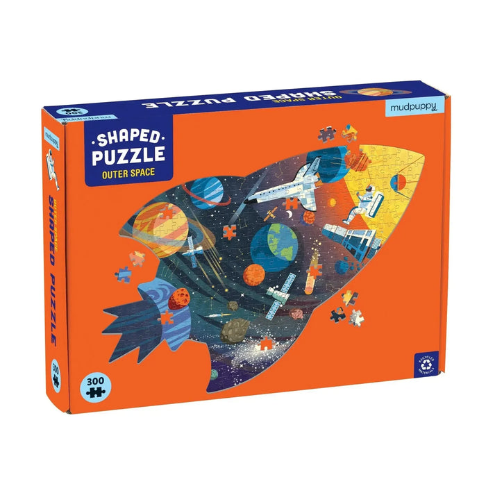 Outer Space 300 Piece Shaped Jigsaw Puzzle Mudpuppy - for just $17.99! 