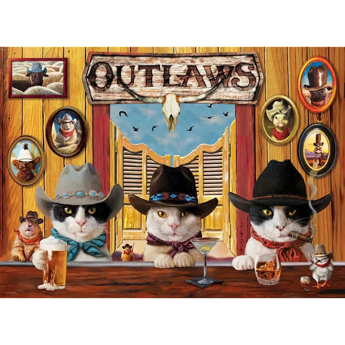 Outlaws 500 Piece Jigsaw Puzzle Eurographics - for just $17.99! 