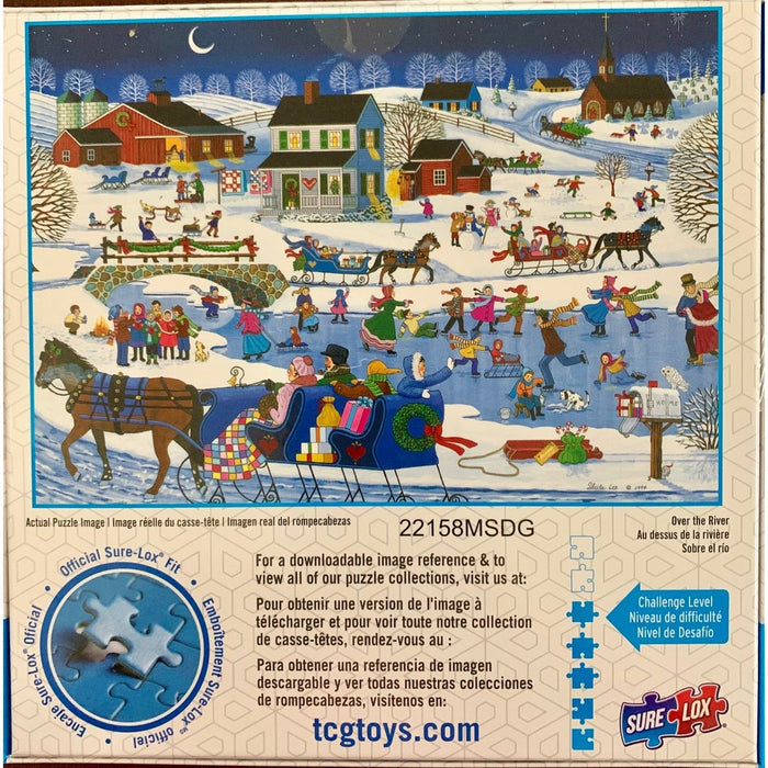 Over the River Winter Wonderland 1000 Piece Jigsaw Puzzle Sure Lox - for just $14.99! 