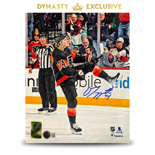 Owen Tippett Goal Celebration Philadelphia Flyers Autographed 16" x 20" Hockey Photo - for just $59.99! 