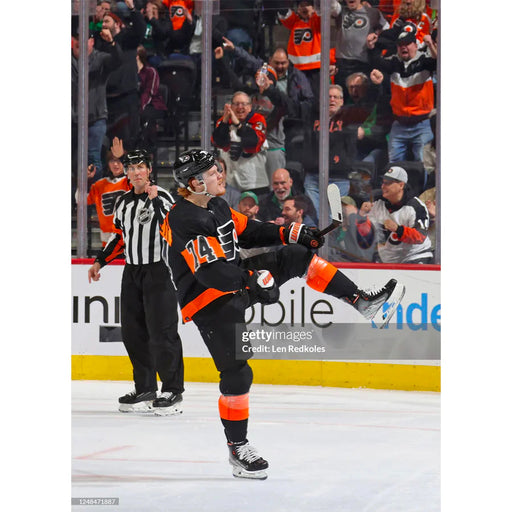 Owen Tippett Philadelphia Flyers Celebration Hockey Photo - for just $9.99! 