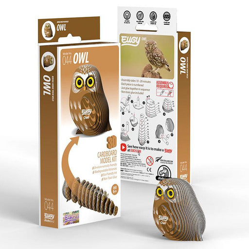 Owl 3D Cardboard Model Kit Eugy - for just $11.99! 