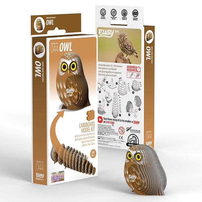 Owl 3D Cardboard Model Kit Eugy - for just $11.99! 
