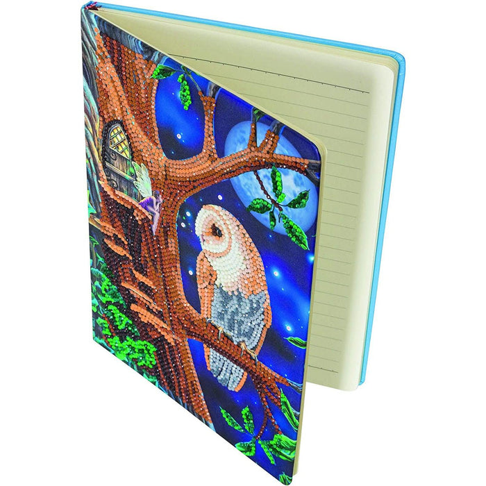 Owl and Fairy Tree Crystal Art Notebook Kit Craft Buddy - for just $15.99! 