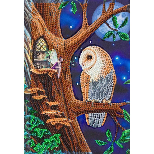 Owl and Fairy Tree Crystal Art Notebook Kit Craft Buddy - for just $15.99! 