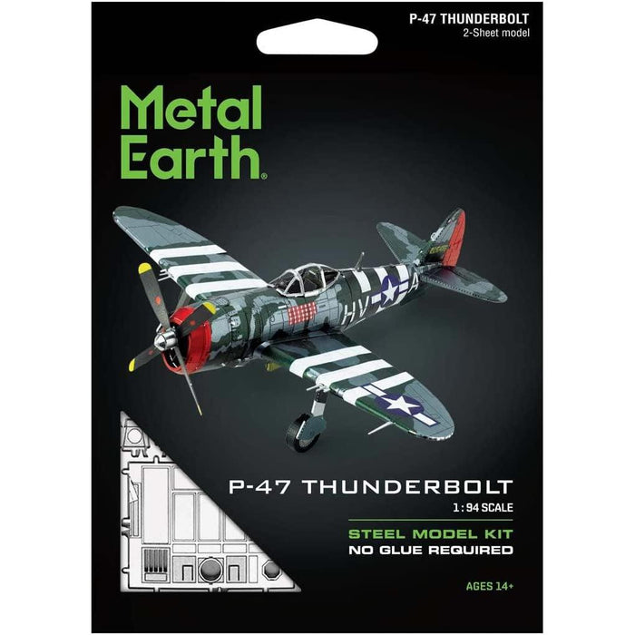 P-47 Thunderbolt 3D Steel Model Kit Metal Earth - for just $11.99! 