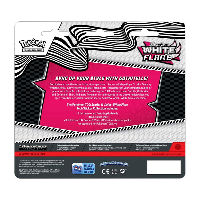 Pokemon: Scarlet & Violet - Black Bolt & White Flare - White Flare Tech Sticker Collection - for just $35! 