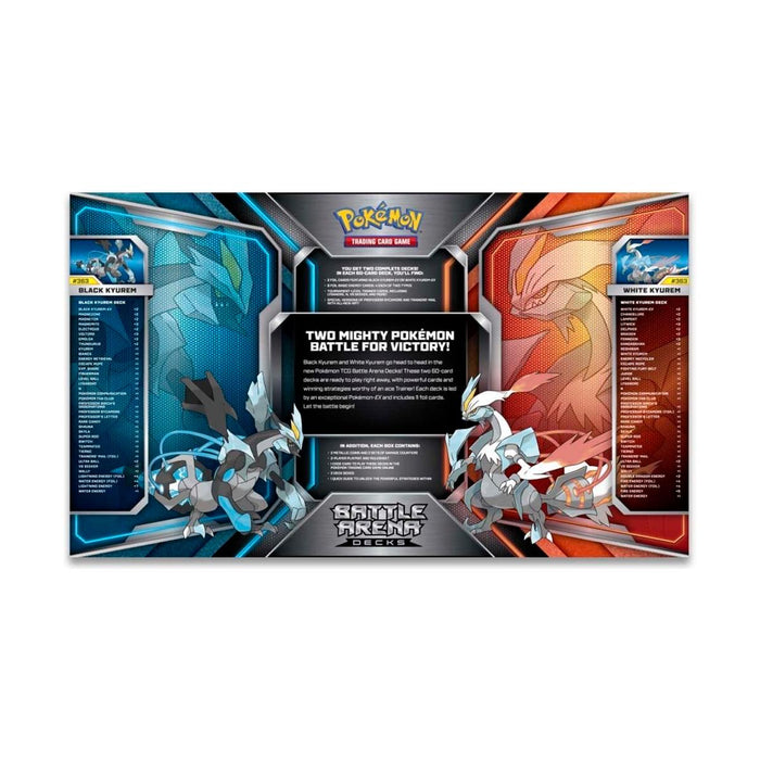 Pokémon TCG: Battle Arena Decks (Black Kyurem vs. White Kyurem) - Premium Theme Deck - Just $34.99! Shop now at Retro Gaming of Denver