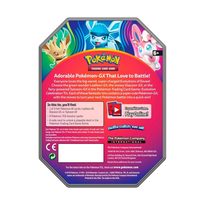 Pokémon TCG: Evolution Celebration Tin - Glaceon - Just $49.99! Shop now at Retro Gaming of Denver