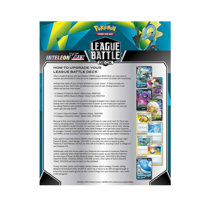 Pokémon TCG: Inteleon VMAX League Battle Deck - Premium  - Just $24.99! Shop now at Retro Gaming of Denver