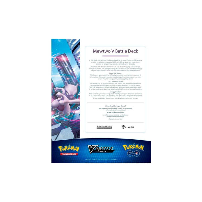 Pokémon TCG: Pokémon GO Mewtwo V Battle Deck - Premium Theme Deck - Just $14.99! Shop now at Retro Gaming of Denver