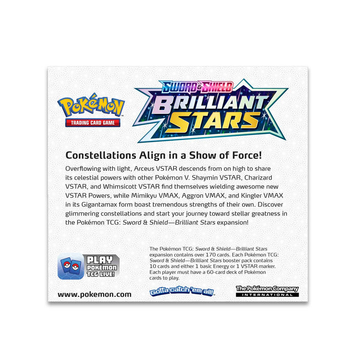 Pokemon: Sword & Shield - Brilliant Stars Booster Pack - for just $5! 