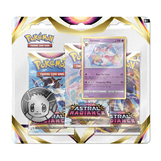 Pokémon TCG: Sword & Shield - Astral Radiance Sylveon 3 Booster Blister Pack - Premium blister pack - Just $12.99! Shop now at Retro Gaming of Denver