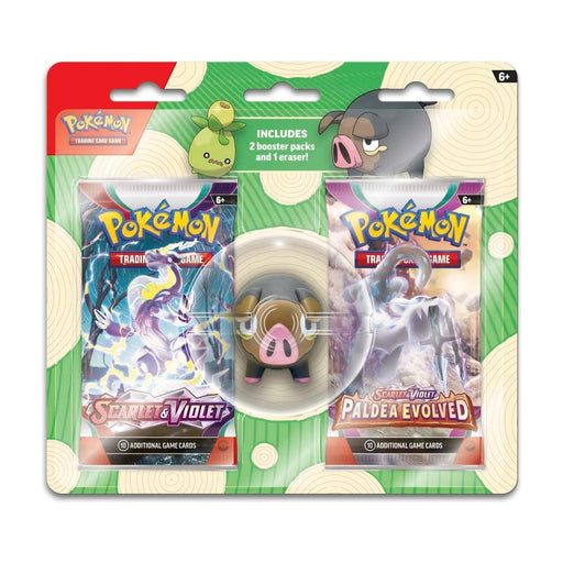 Pokémon TCG: 2 Booster Packs & Lechonk Eraser - Premium  - Just $9.99! Shop now at Retro Gaming of Denver