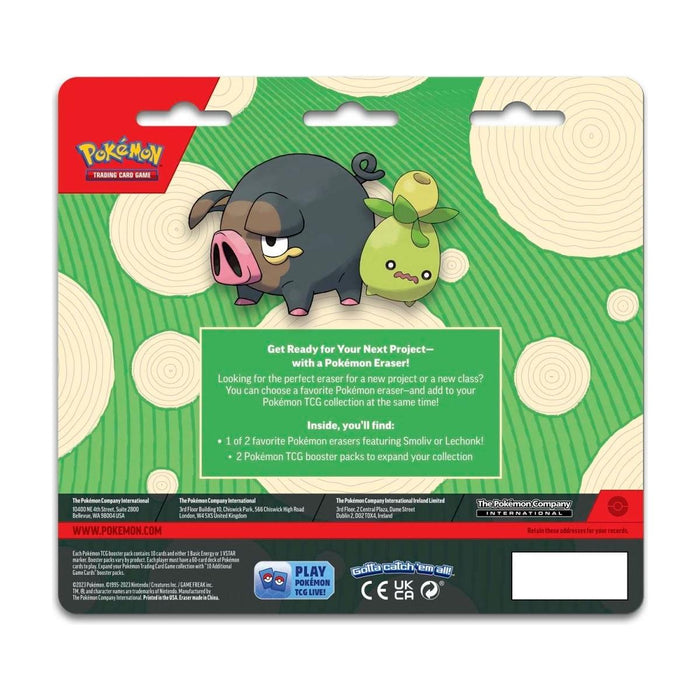 Pokémon TCG: 2 Booster Packs & Lechonk Eraser - Premium  - Just $9.99! Shop now at Retro Gaming of Denver