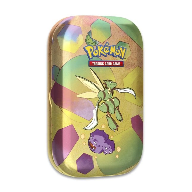 Pokemon: Scarlet & Violet - 151 Mini Tin - Scyther & Weezing - for just $17.99! 