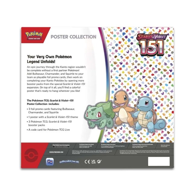 Pokemon: Scarlet & Violet - 151 Poster Collection - for just $25! 