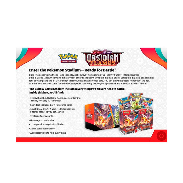 Pokemon TCG: SV - Obsidian Flames Build and Battle Stadium - Just $59.99! Shop now at Retro Gaming of Denver