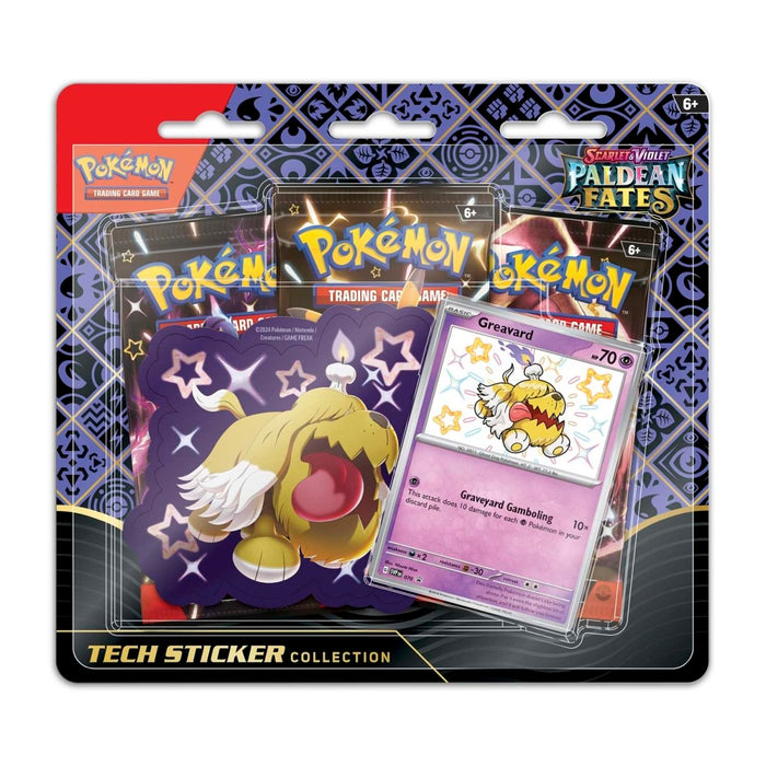 Pokemon: Scarlet & Violet - Paldean Fates Tech Sticker Collection - Shiny Greavard - for just $49.99! 