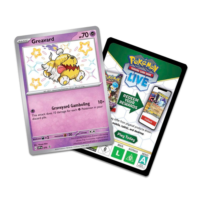 Pokemon: Scarlet & Violet - Paldean Fates Tech Sticker Collection - Shiny Greavard - for just $49.99! 