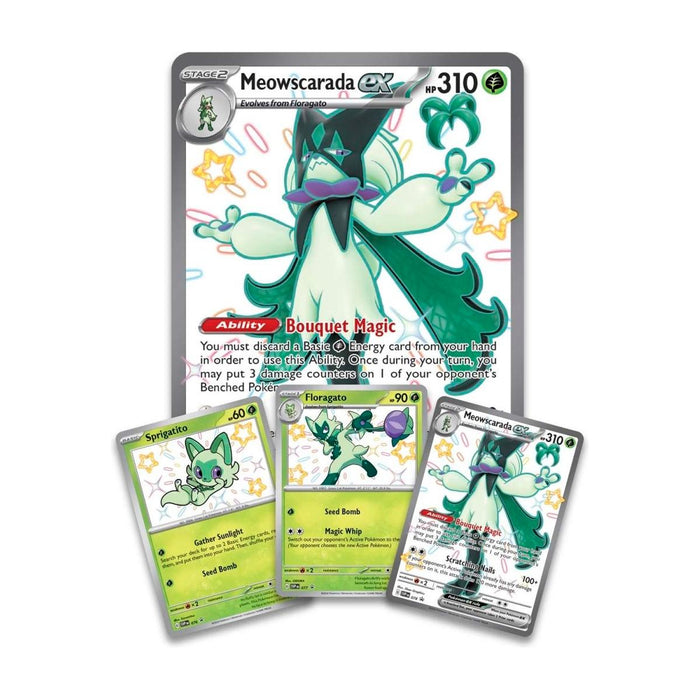 Pokémon TCG: SV - Paldean Fates Meowscarada ex Premium Collection - Premium  - Just $49.99! Shop now at Retro Gaming of Denver