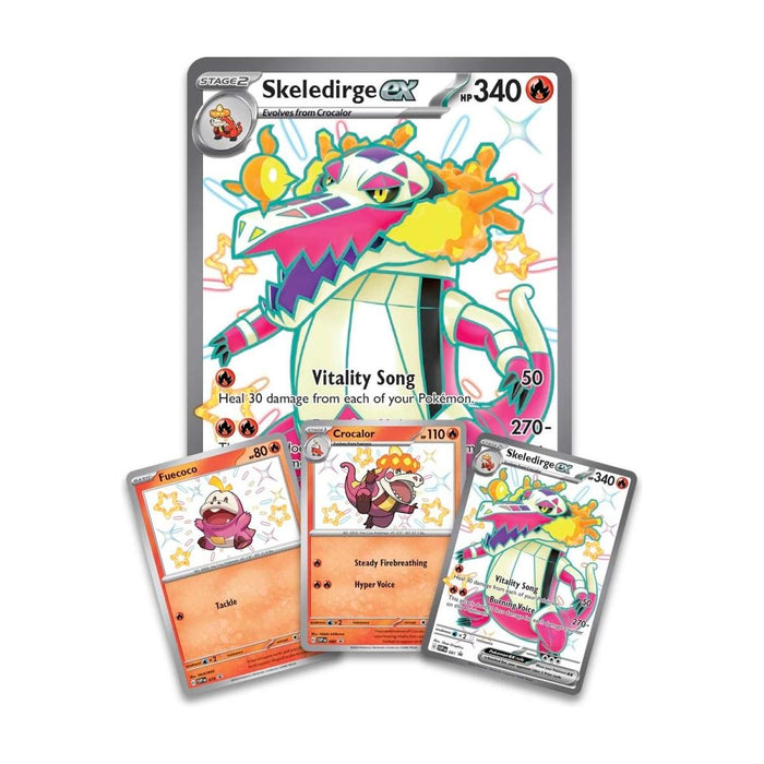 Pokémon TCG: SV - Paldean Fates Skeledirge ex Premium Collection - Premium  - Just $49.99! Shop now at Retro Gaming of Denver