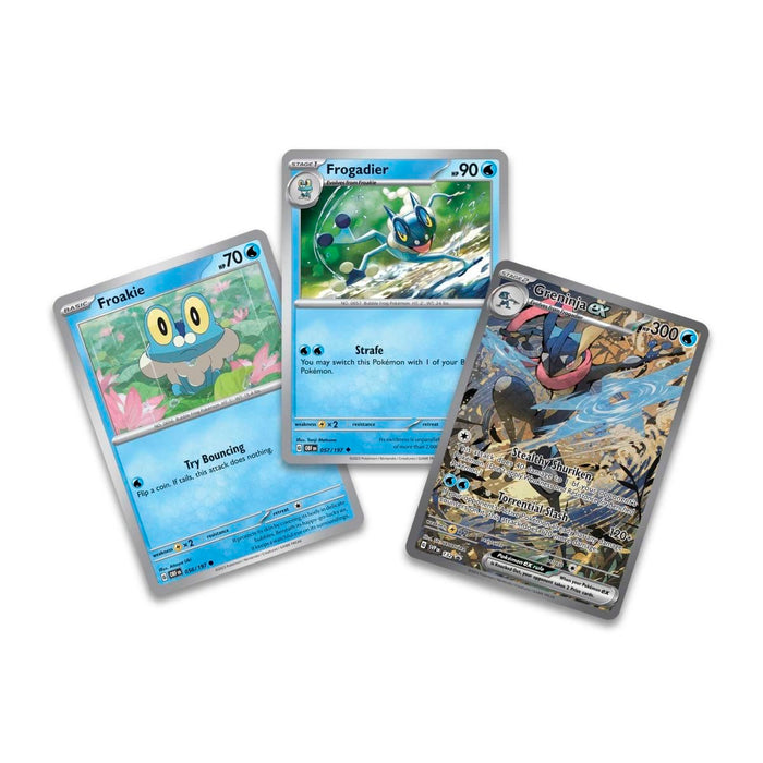 Pokemon: Scarlet & Violet - Shrouded Fable Greninja ex Special Illustration Collection - for just $36.99! 