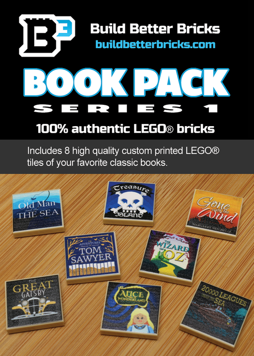 Classic Books Pack (Series 1) made using LEGO parts - Just $14.99! Shop now at Retro Gaming of Denver