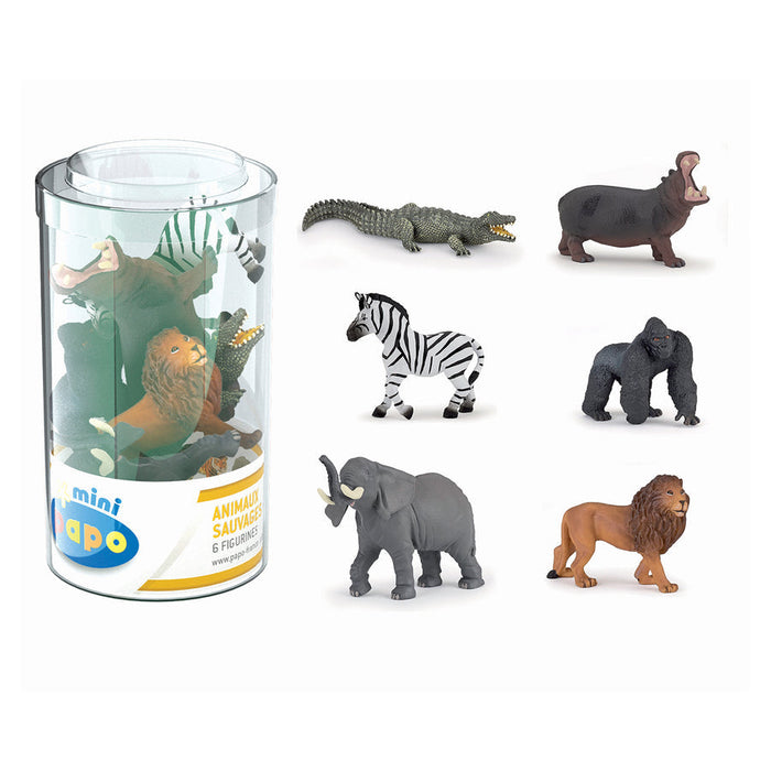 Papo France: Mini Papo - Mini Plus Wild Figurines - Set 1 (6) - for just $29.99! 