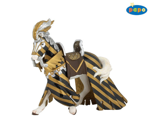 Papo France: Medieval - Draped Tournament Horse - Gold - for just $9.99! 