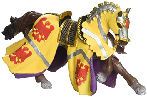 Papo France: Medieval - Knight Godefroy's Horse - Tournament - Red - for just $9.99! 
