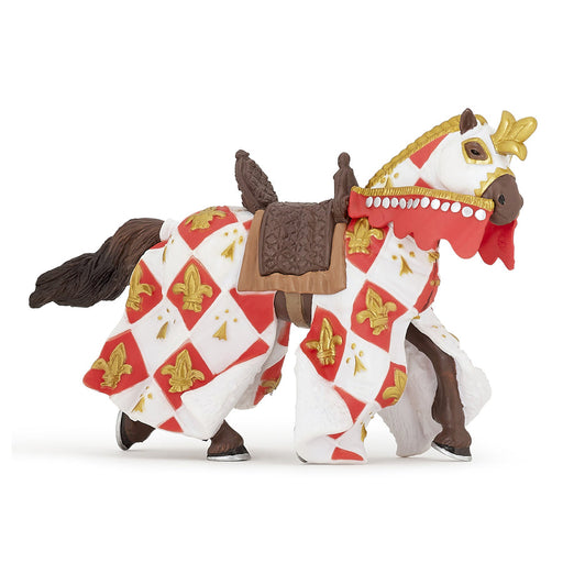 Papo France: Medieval - Fleur-de-Lys - Horse - White - for just $8.99! 