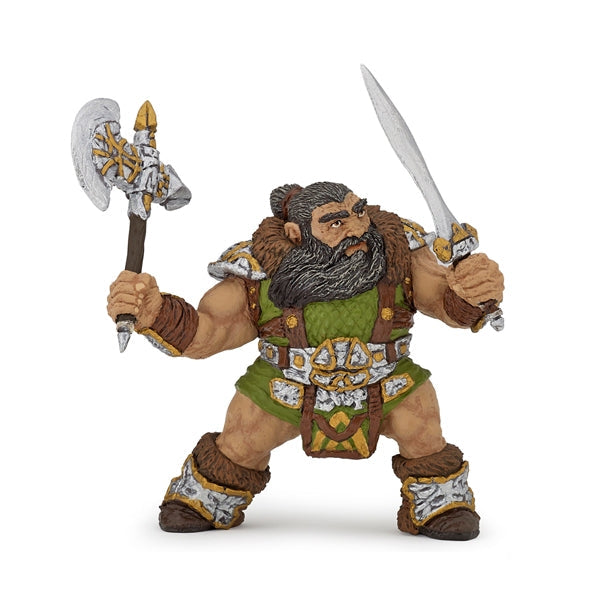 Papo France: Fantasy - Dwarf Warrior With Axe - for just $19.99! 