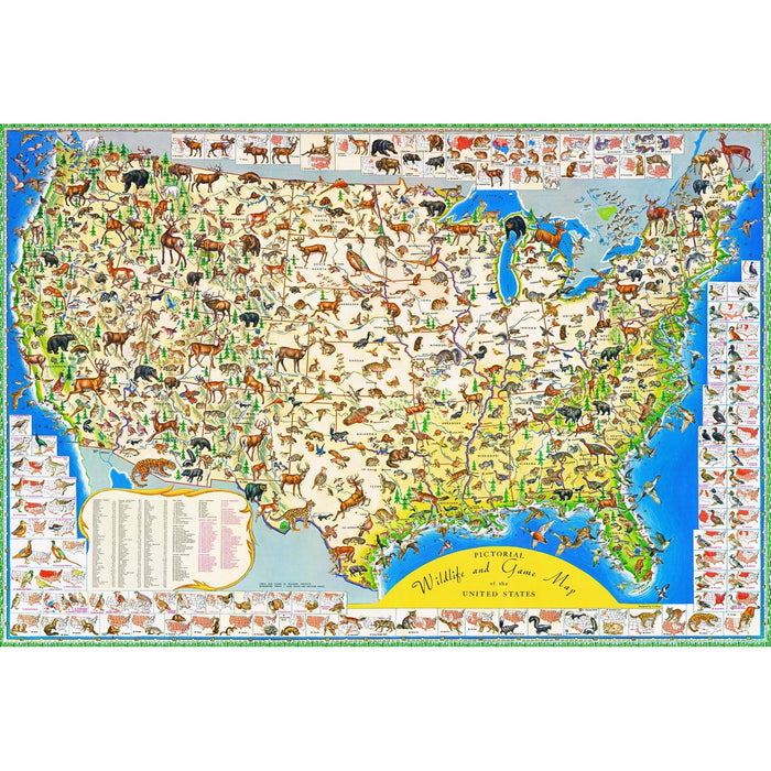 Wildlife Map - Just $35! Shop now at Retro Gaming of Denver