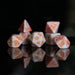 Peaches and Cream Acrylic Dice Set - Just $9.99! Shop now at Retro Gaming of Denver