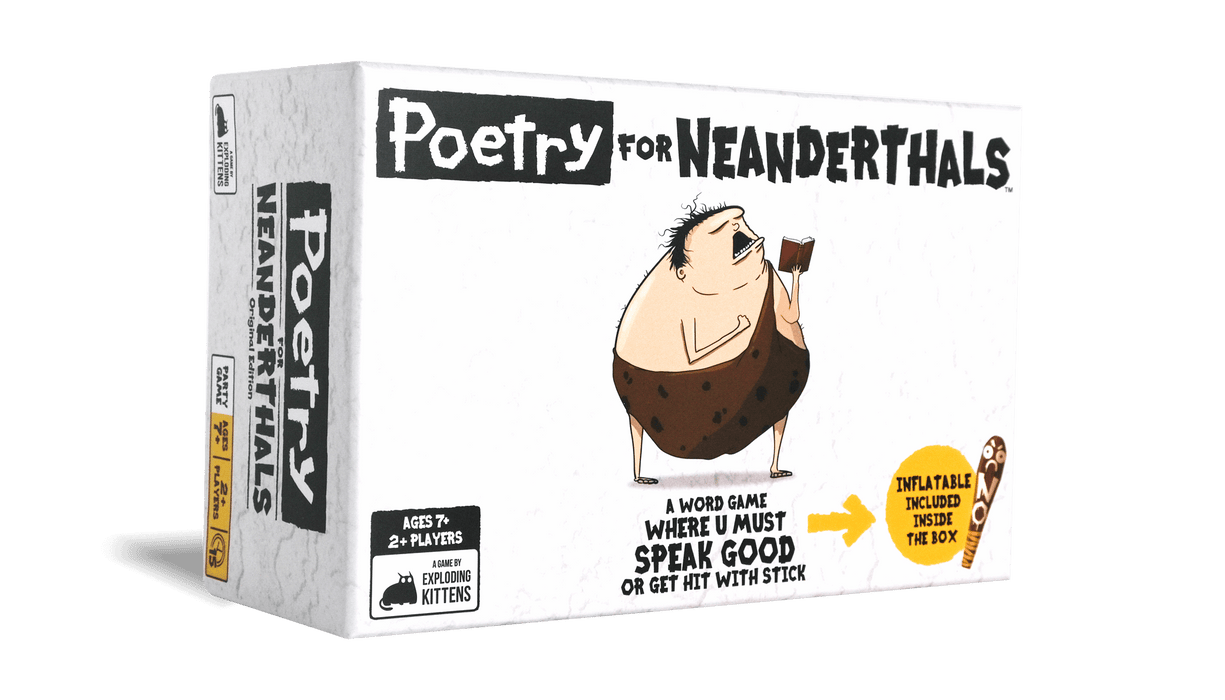 Poetry for Neanderthals - for just $24.99! 