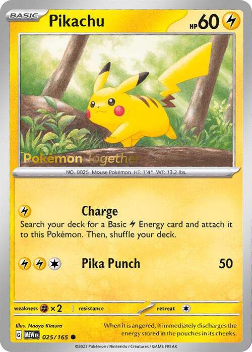 Pikachu (025/165) (PokePost Promo) [Scarlet & Violet: 151] - for just $58.20! 