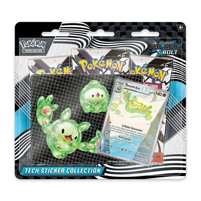 Pokemon: Scarlet & Violet - Black Bolt & White Flare - Black Bolt Tech Sticker Collection - for just $35! 