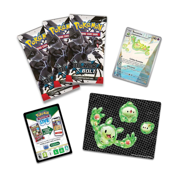 Pokemon: Scarlet & Violet - Black Bolt & White Flare - Black Bolt Tech Sticker Collection - for just $35! 