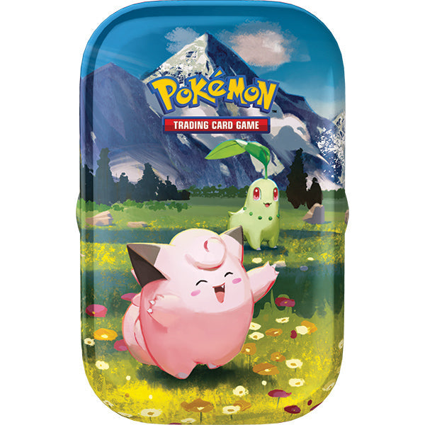 Pokemon: Mega Evolution - Ascended Heroes - Mini Tin - Clefairy/Chikorita - for just $24.99! 