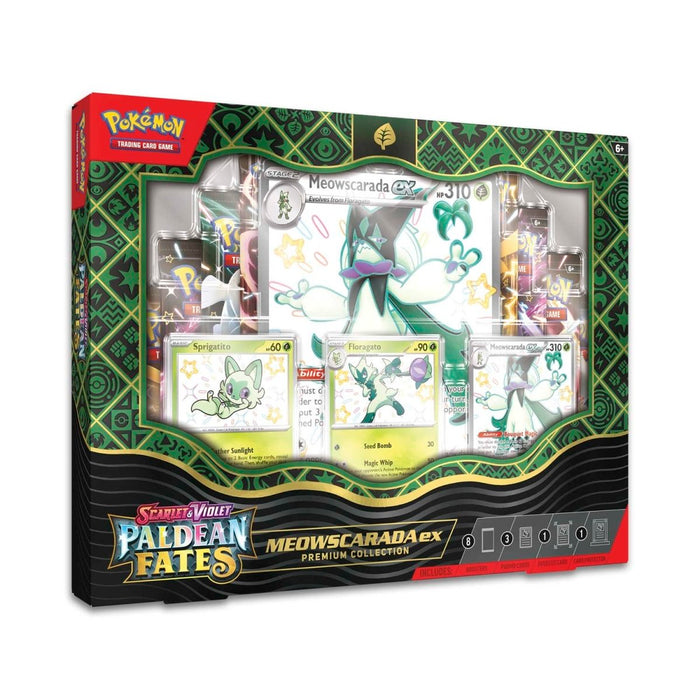 Pokemon: Scarlet & Violet - Paldean Fates - Premium Collection - Meowscarada ex - for just $49.99! 