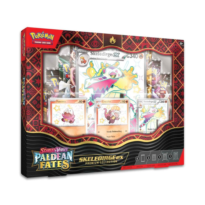 Pokemon: Scarlet & Violet - Paldean Fates - Premium Collection - Skeledirge ex - for just $49.99! 