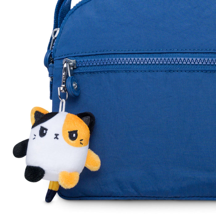 TeeTurtle Plushie Charm Keychain: Angry Calico Cat - for just $9.99! 