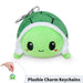 TeeTurtle Plushie Charm Keychain: Happy Green Turtle - for just $9.99! 