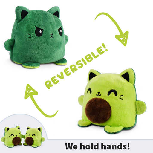 TeeTurtle Reversible Cat: Avo-Cat-O Plushmate (Mini) - Premium Toys and Collectible - Just $16.99! Shop now at Retro Gaming of Denver