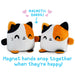 TeeTurtle Reversible Cat: Calico Plushmate (Mini) - for just $16.99! 