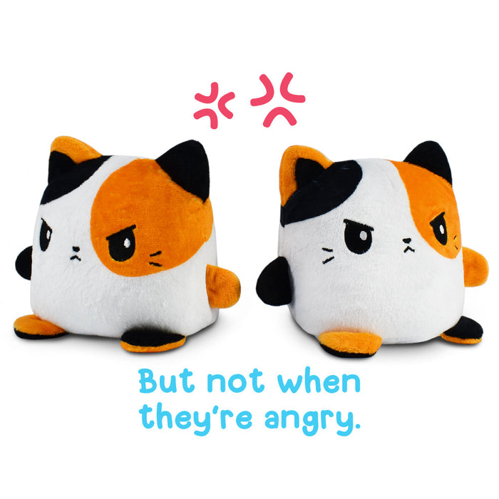 TeeTurtle Reversible Cat: Calico Plushmate (Mini) - for just $16.99! 