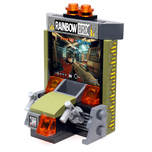 Custom Rainbow Brix Shooter Arcade Game made using LEGO parts (LEGO) - Premium Custom LEGO Kit - Just $19.99! Shop now at Retro Gaming of Denver