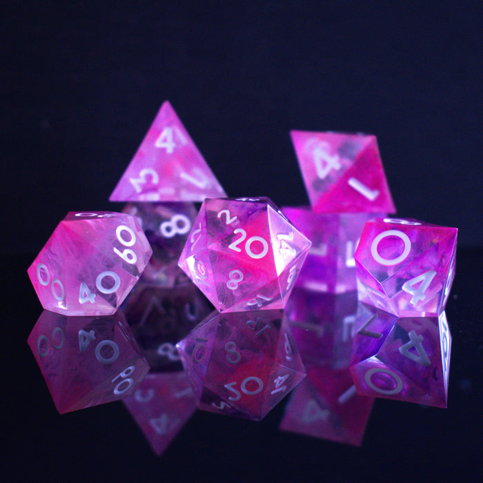 Polymorph Sharp-Edged Resin Dice Set - Just $39.99! Shop now at Retro Gaming of Denver